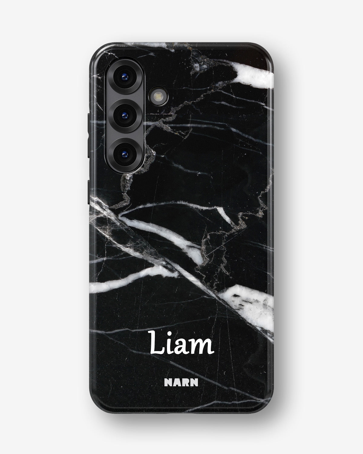 Samsung Galaxy A56 Tough Case – Custom - Black Marble - View 1