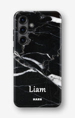 Samsung Galaxy A56 Tough Case – Custom - Black Marble - View 1