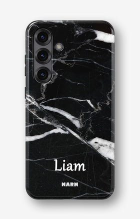 Samsung Galaxy A56 Tough Case – Custom - Black Marble - View 1