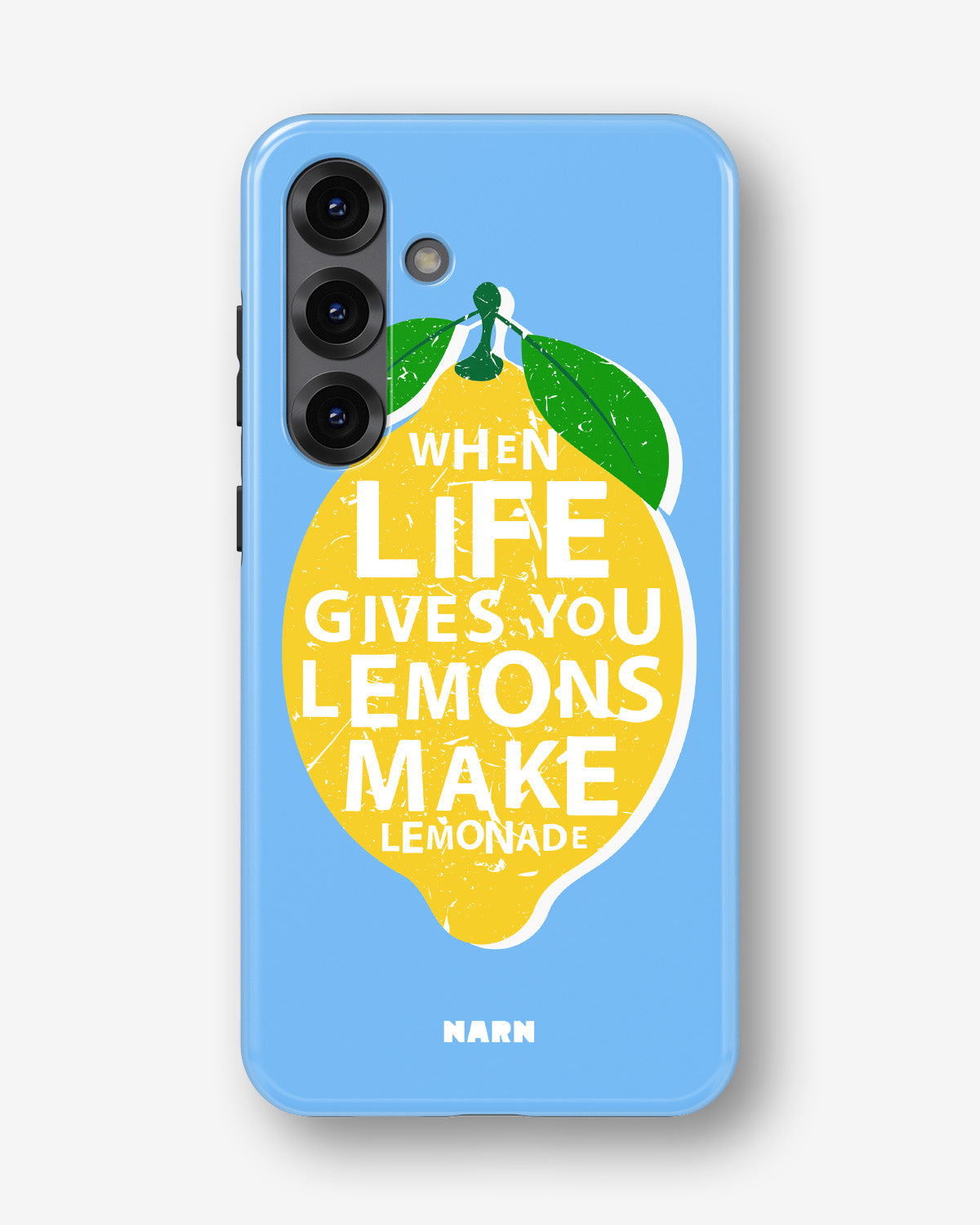 Samsung Galaxy A56 Tough Case – Lemon Quote - View 1