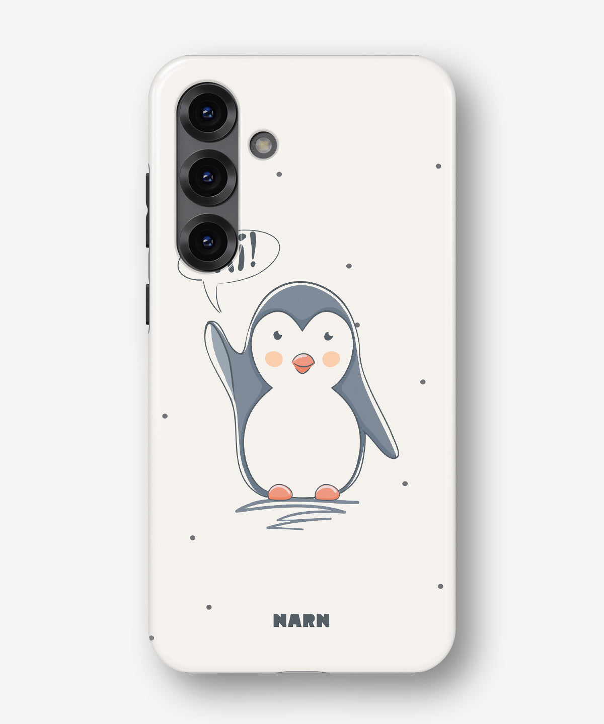 Samsung Galaxy A56 Tough Case – Cute Penguin - View 1