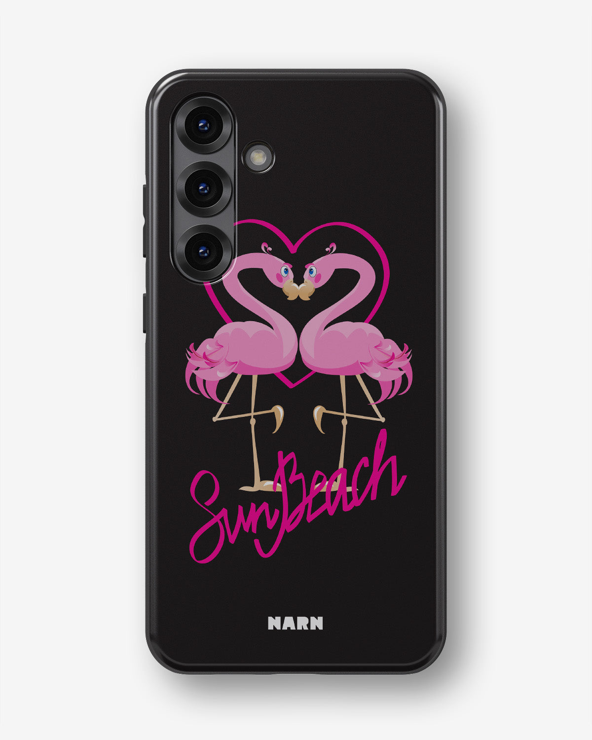 Samsung Galaxy A56 Tough Case – Beach Flamingo - View 1