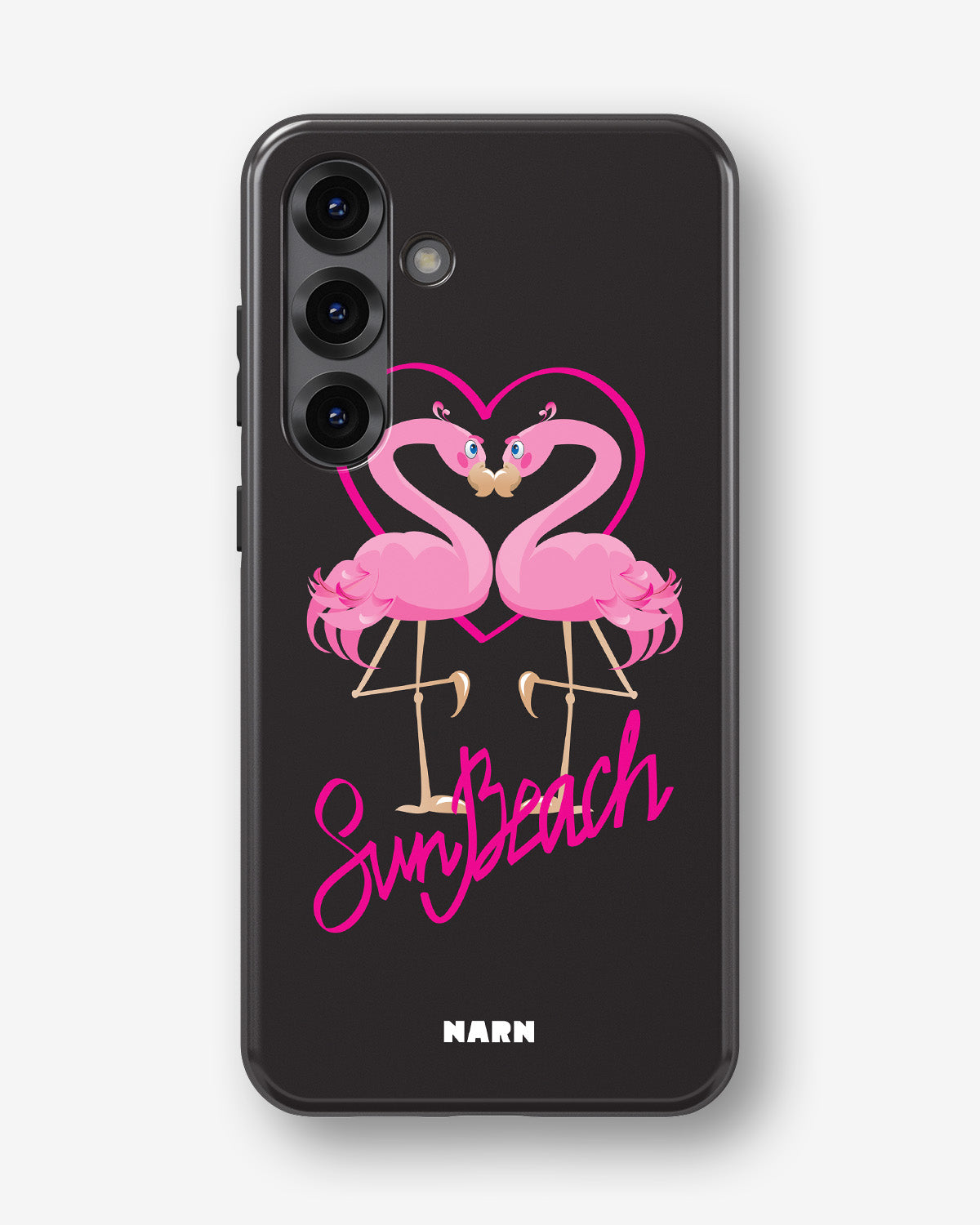 Samsung Galaxy A56 Tough Case – Beach Flamingo - View 1