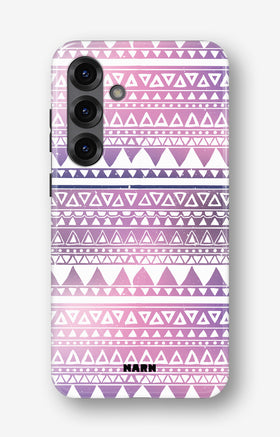 Samsung Galaxy A56 Tough Case – Purple Aztec - View 1