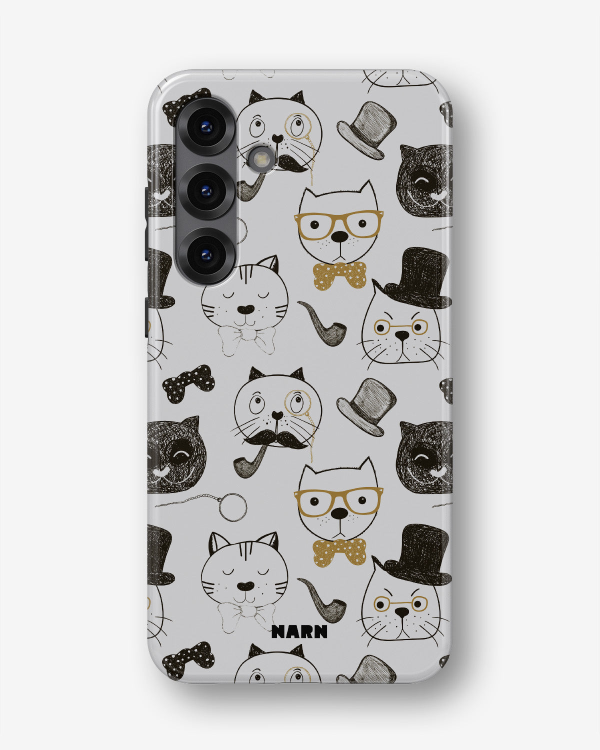 Samsung Galaxy A56 Tough Case – Cartoon Cats - View 1