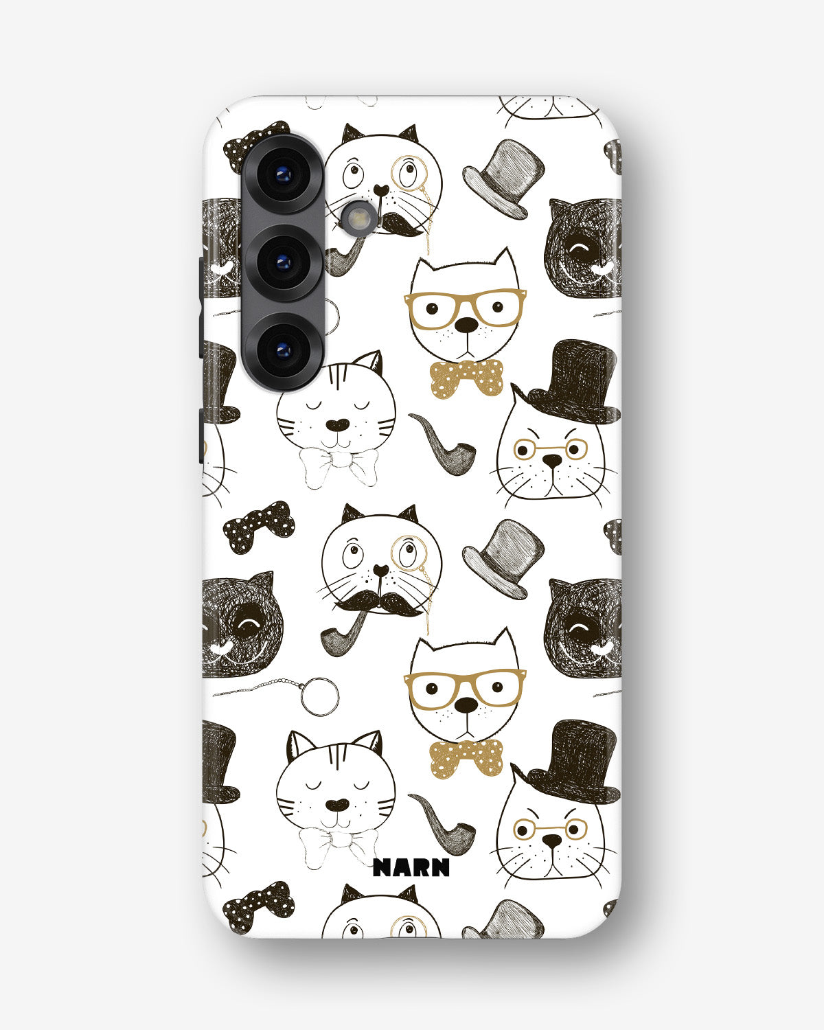 Samsung Galaxy A56 Tough Case – Cartoon Cats - View 1