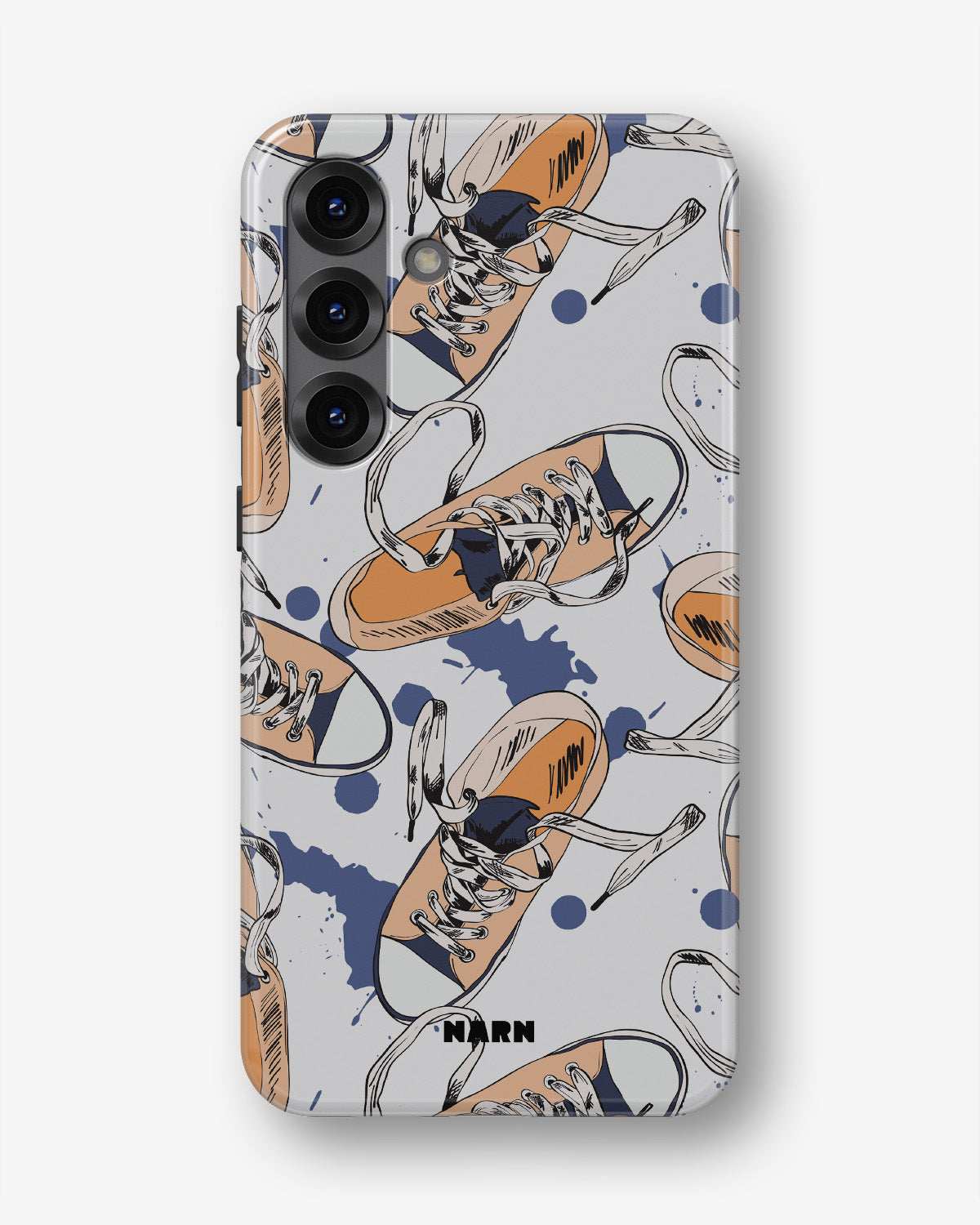 Samsung Galaxy A56 Tough Case – Apricot Sneakers - View 1