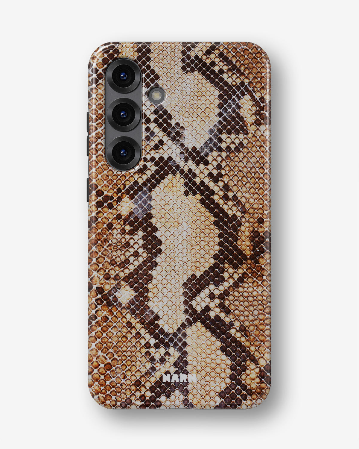 Samsung Galaxy A56 Tough Case – Brown Snakeskin - View 1