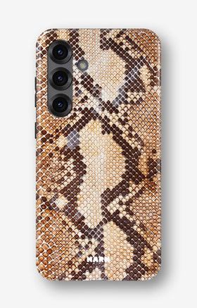 Samsung Galaxy A56 Tough Case – Brown Snakeskin - View 1