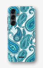 Samsung Galaxy A56 Tough Case – Turquoise Paisley - View 1