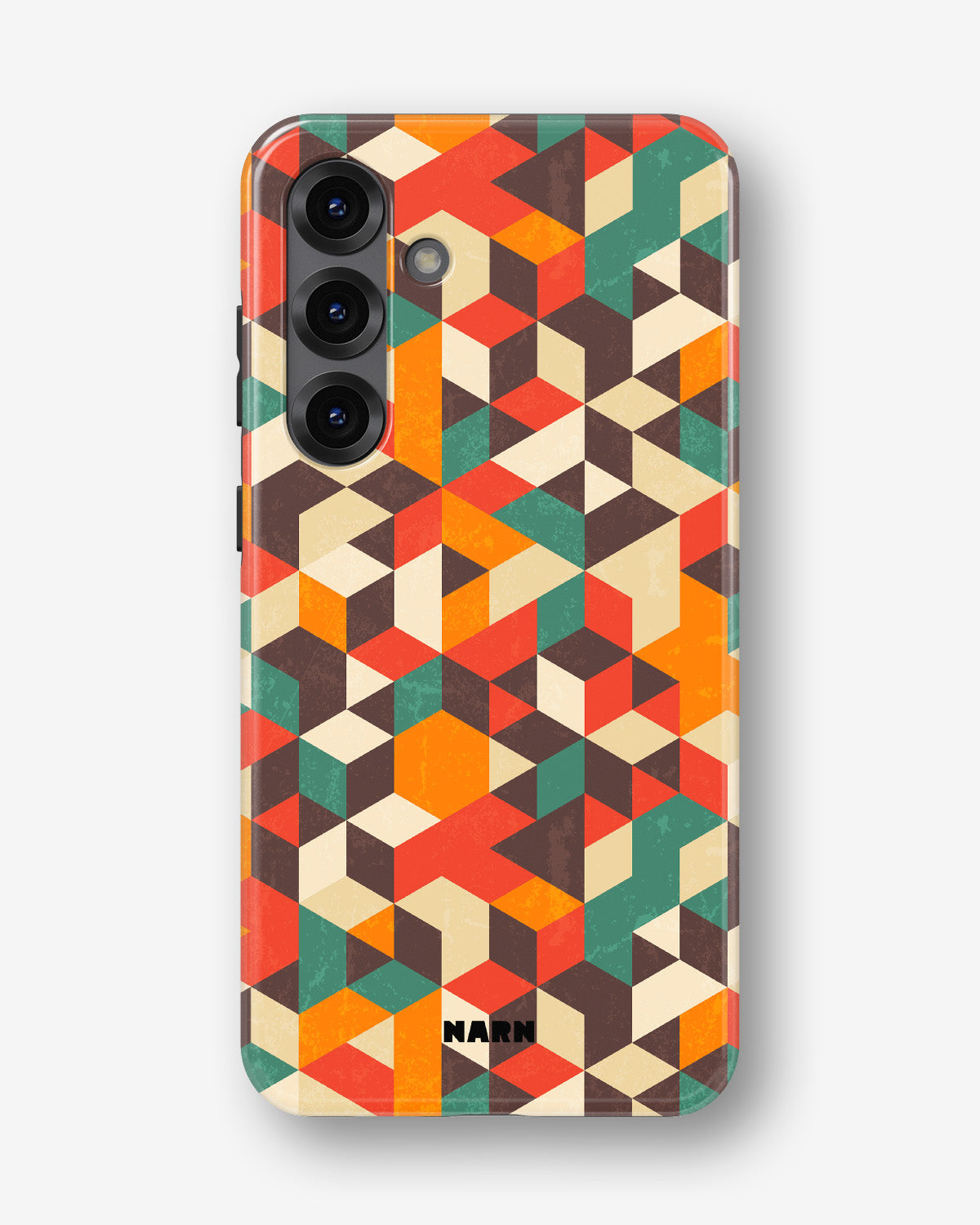 Samsung Galaxy A56 Tough Case – Retro Geometric - View 1