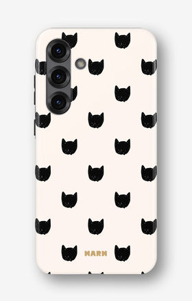 Samsung Galaxy A56 Tough Case – Kitty Dots - View 1