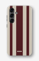 Samsung Galaxy A56 Tough Case – Bordeaux Stripe - View 1