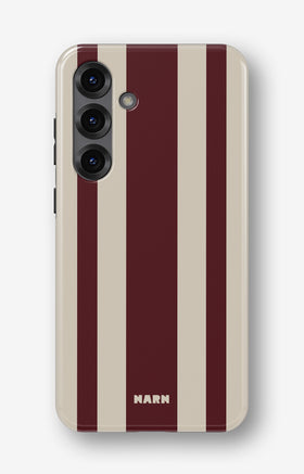 Samsung Galaxy A56 Tough Case – Bordeaux Stripe - View 1