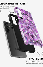 Samsung Galaxy A56 Tough Case – Lavender Crystals - View 2