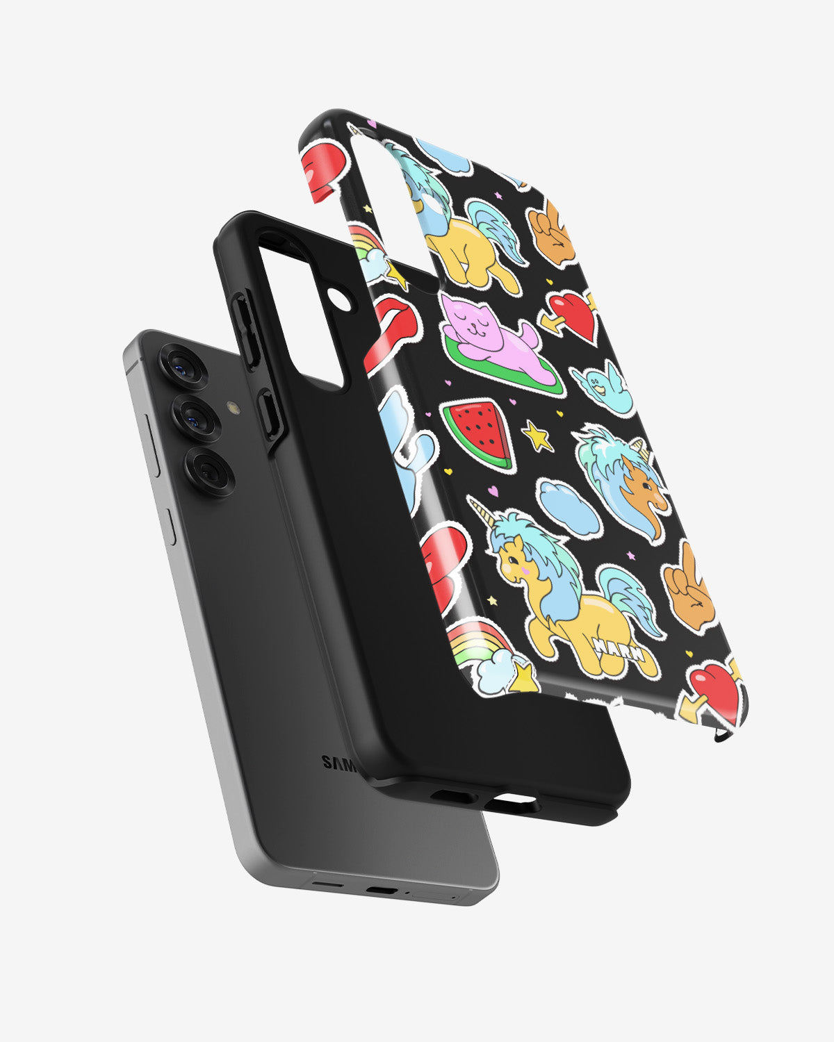 Samsung Galaxy A56 Tough Case – Cute Stickers - View 2