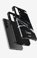 Samsung Galaxy A56 Tough Case – Custom - Black Marble - View 2