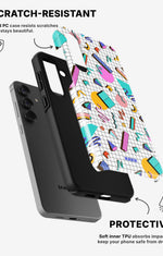 Samsung Galaxy A56 Tough Case – 80s Memphis - View 2