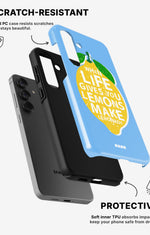 Samsung Galaxy A56 Tough Case – Lemon Quote - View 2
