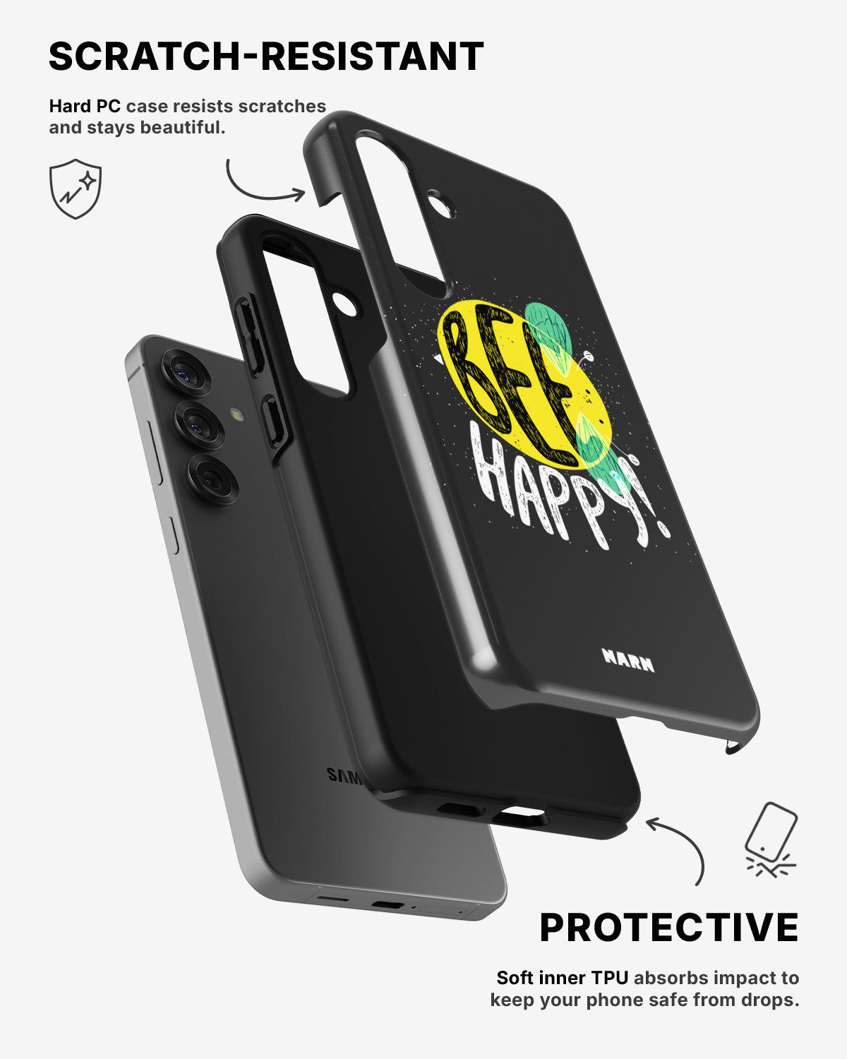 Samsung Galaxy A56 Tough Case – BEE Happy - View 2