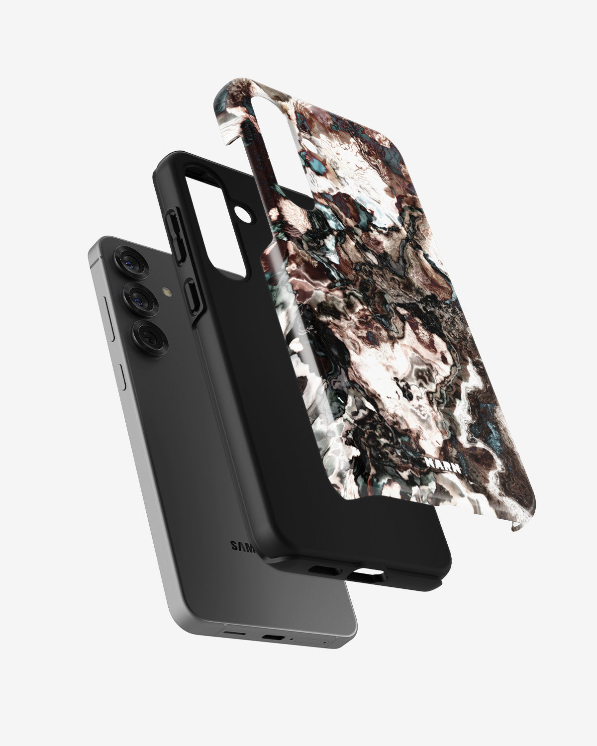Samsung Galaxy A56 Tough Case – Marble Brown - View 2