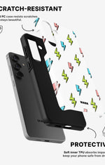 Samsung Galaxy A56 Tough Case – Lightning Bolts - View 2