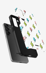Samsung Galaxy A56 Tough Case – Lightning Bolts - View 2
