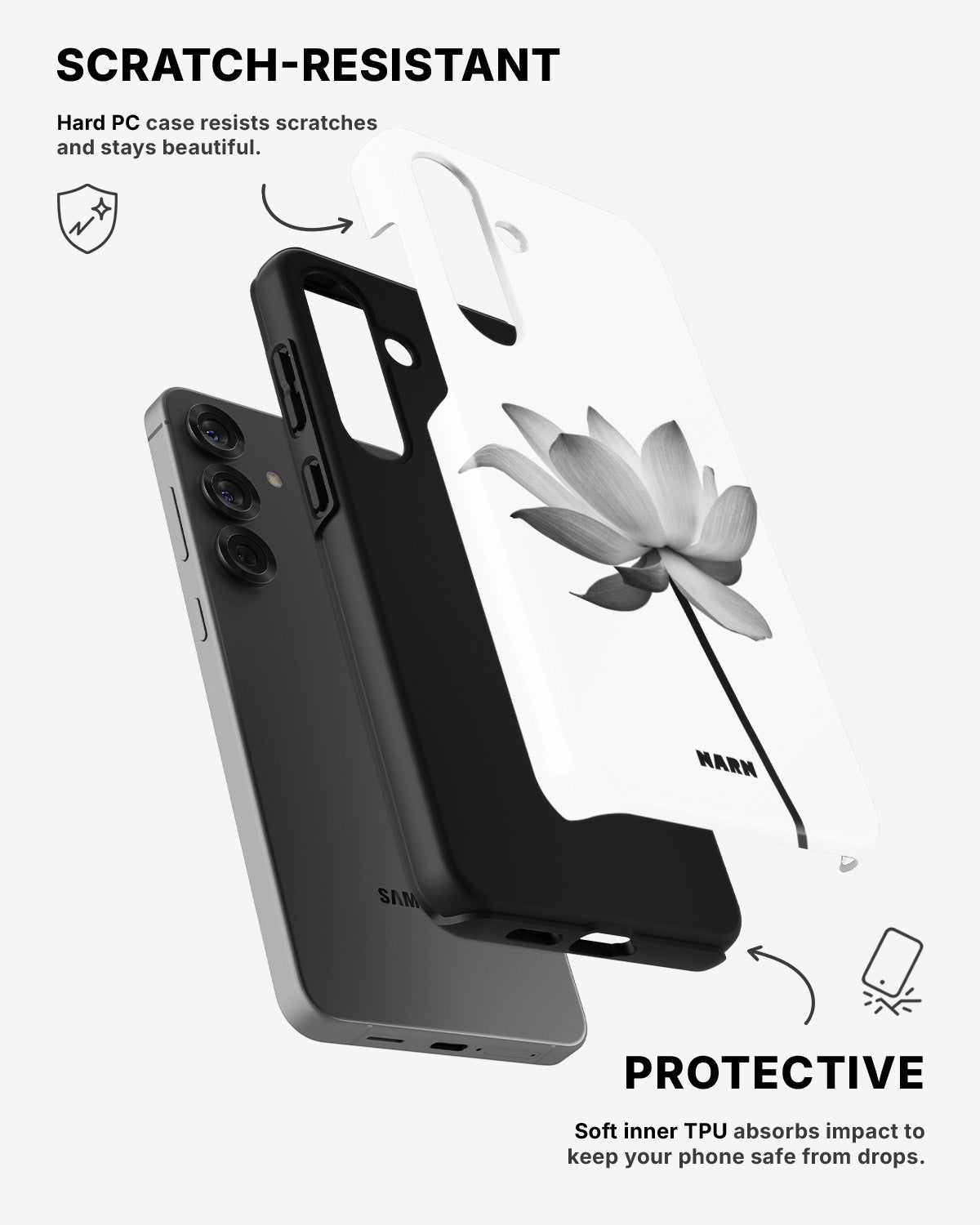 Samsung Galaxy A56 Tough Case – Lotus - View 2