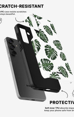 Samsung Galaxy A56 Tough Case – Monstera Pattern - View 2
