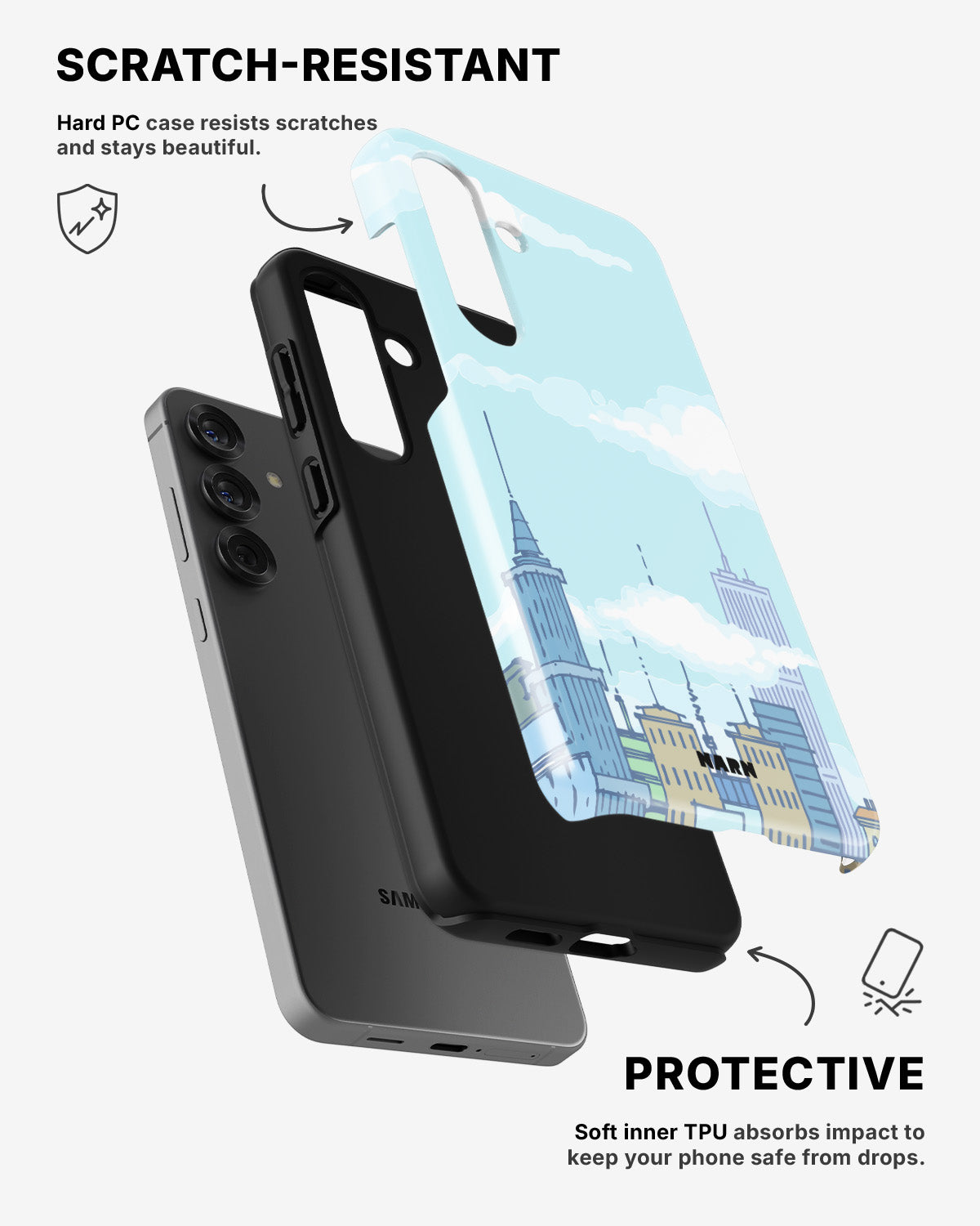 Samsung Galaxy A56 Tough Case – Skyline - View 2