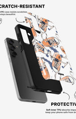 Samsung Galaxy A56 Tough Case – Apricot Sneakers - View 2