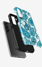 Samsung Galaxy A56 Tough Case – Turquoise Paisley - View 2