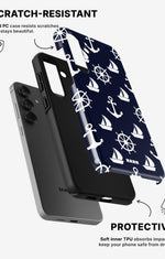 Samsung Galaxy A56 Tough Case – Deep Blue Voyage - View 2