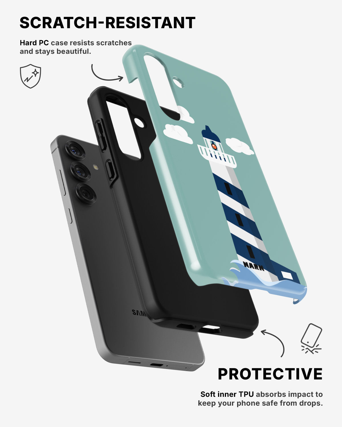 Samsung Galaxy A56 Tough Case – Lighthouse - View 2