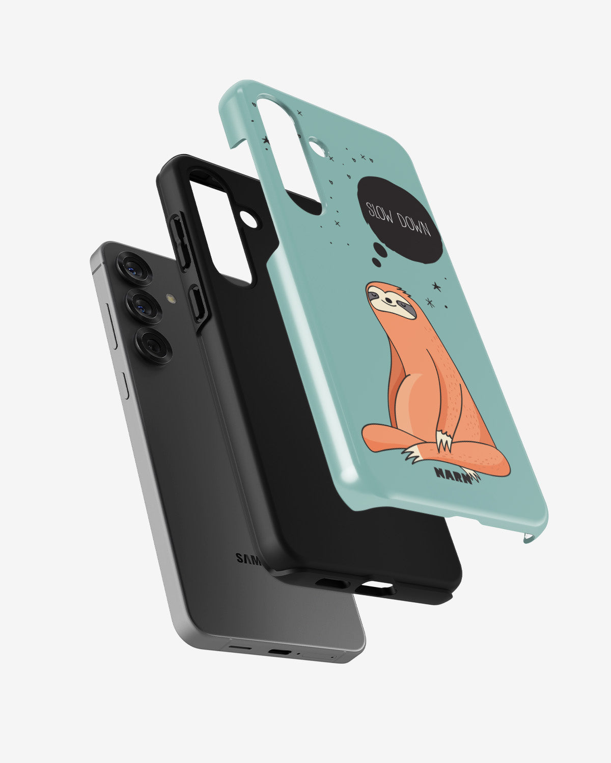 Samsung Galaxy A56 Tough Case – Slow Down Sloth - View 2