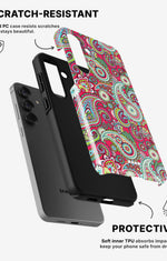 Samsung Galaxy A56 Tough Case – Paisley Paradise - View 2