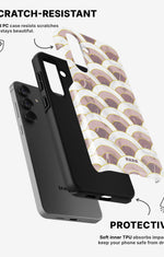 Samsung Galaxy A56 Tough Case – Pink Marble Waves - View 2