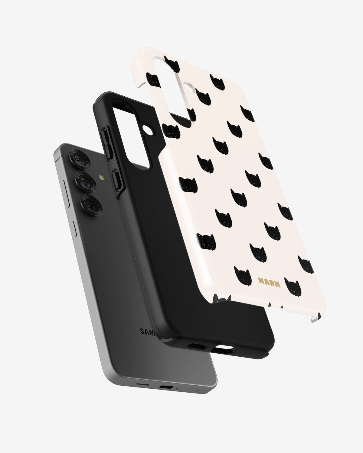 Samsung Galaxy A56 Tough Case – Kitty Dots - View 2