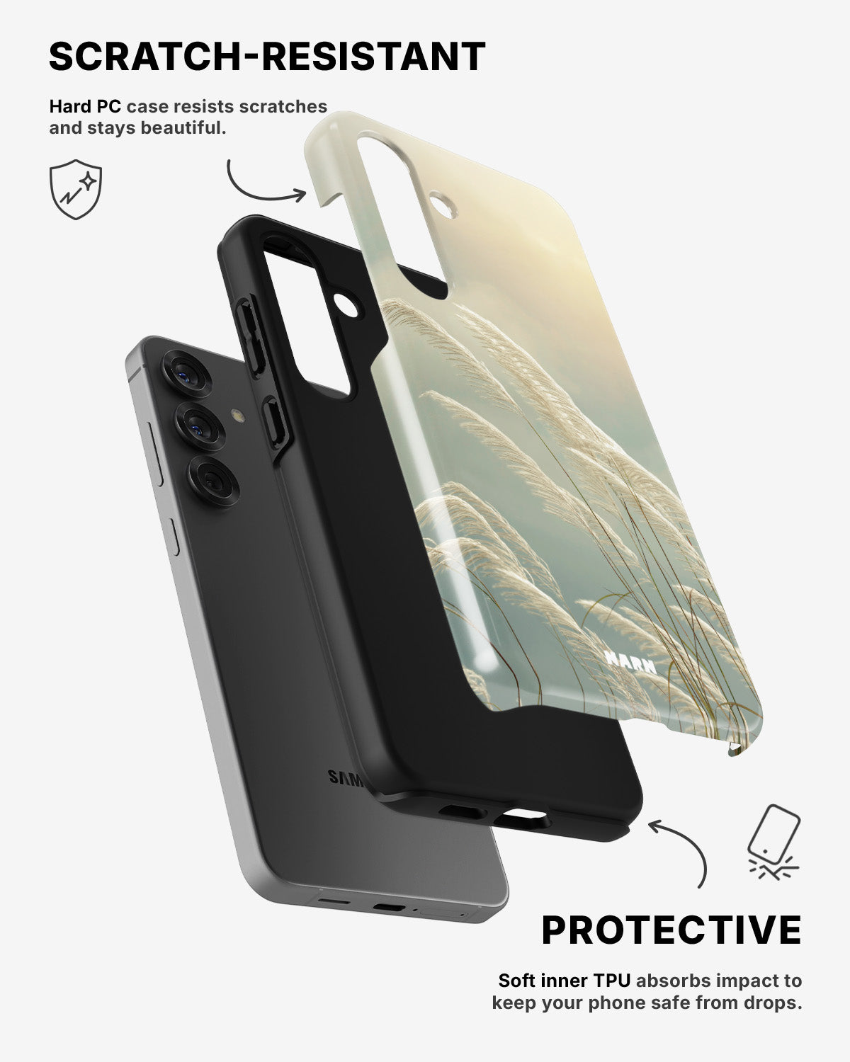 Samsung Galaxy A56 Tough Case – Windy Pampas - View 2