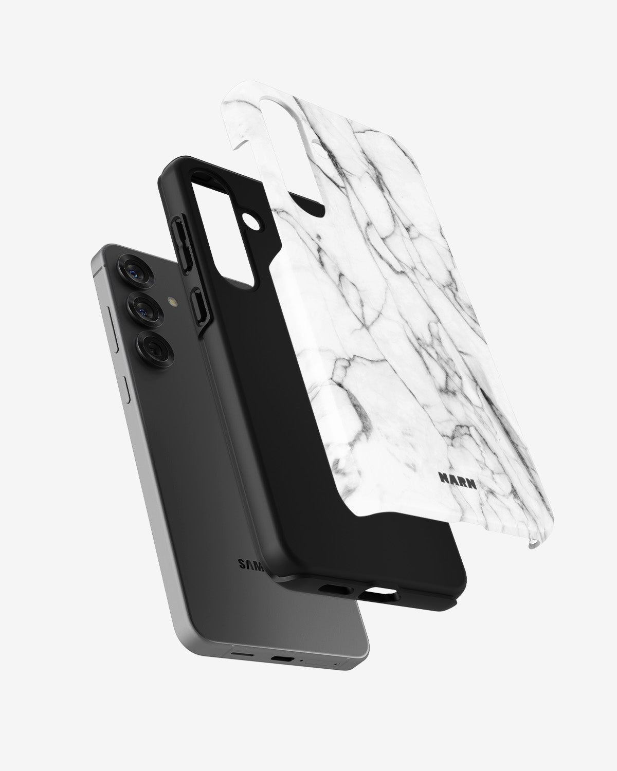 Samsung Galaxy A56 Tough Case – Milky Marble - View 2