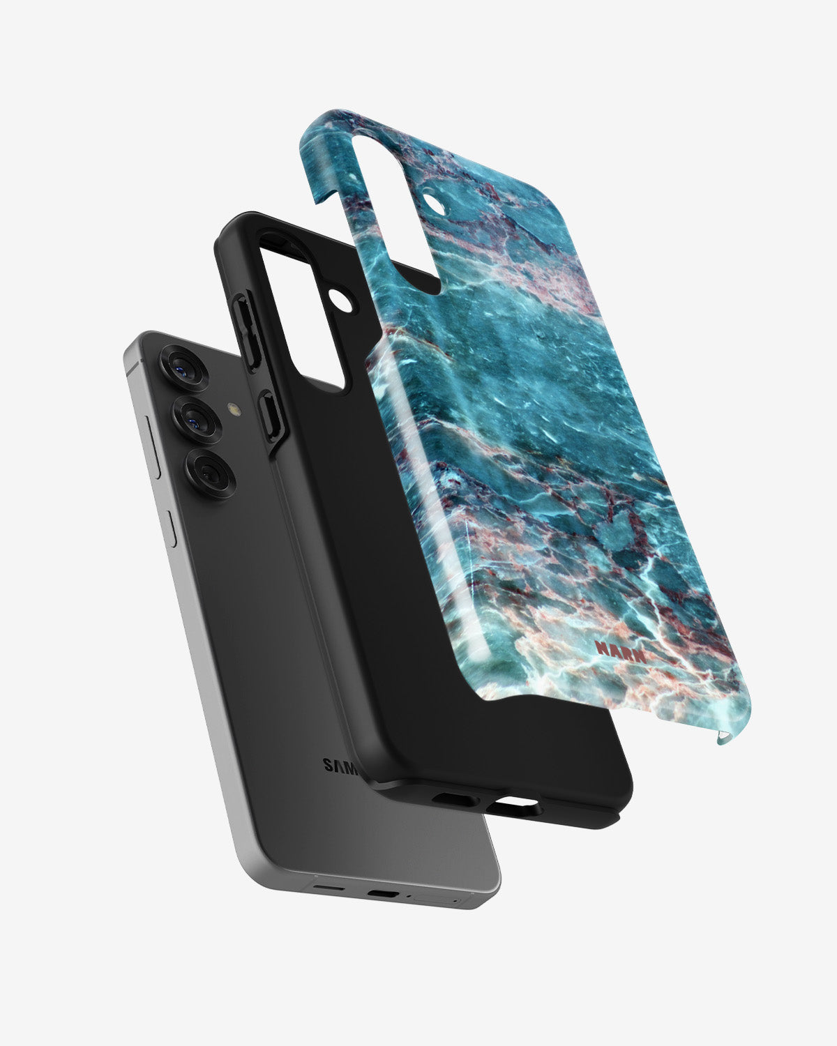 Samsung Galaxy A56 Tough Case – Icy Marble - View 2