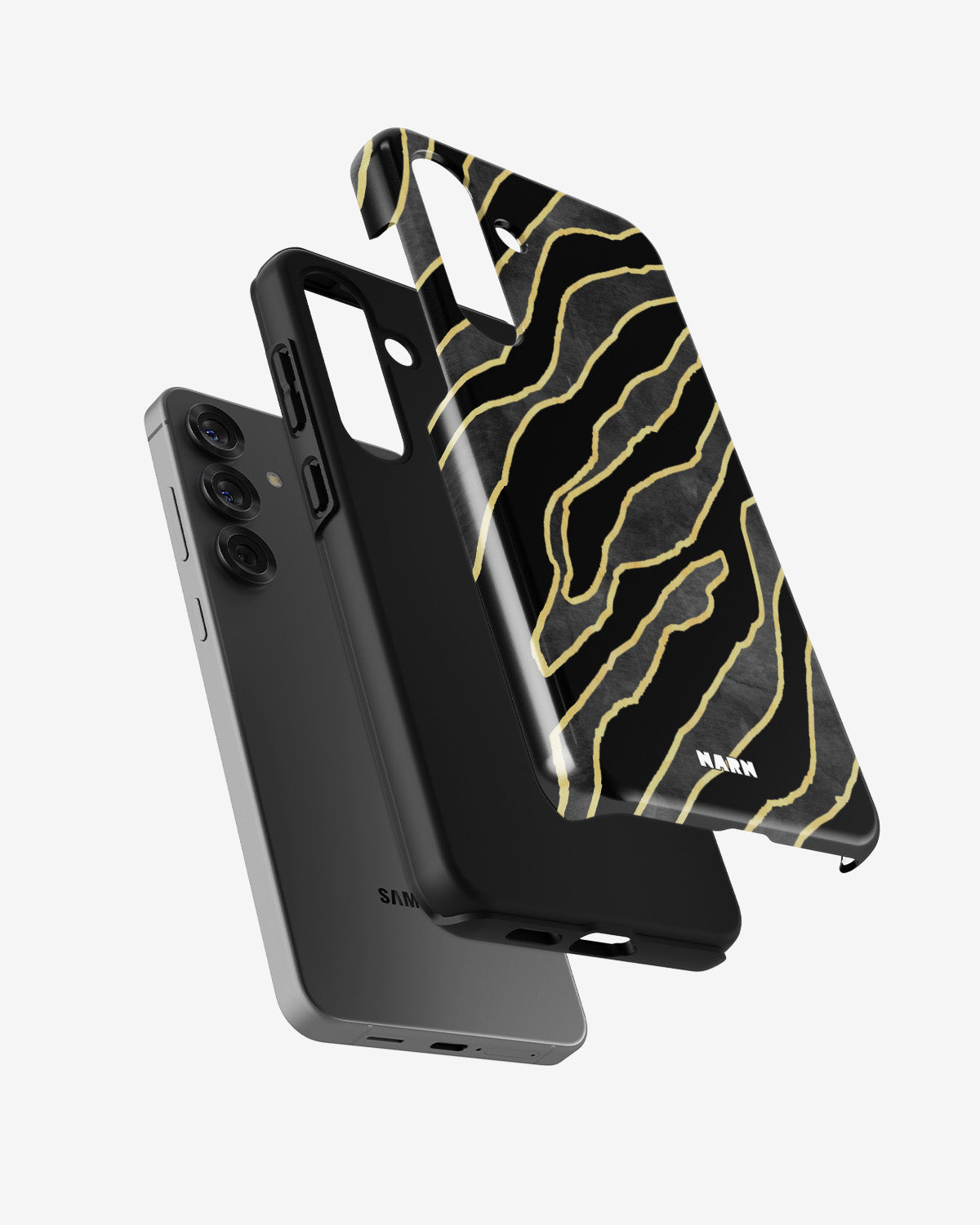 Samsung Galaxy A56 Tough Case – Golden Zebra - View 2