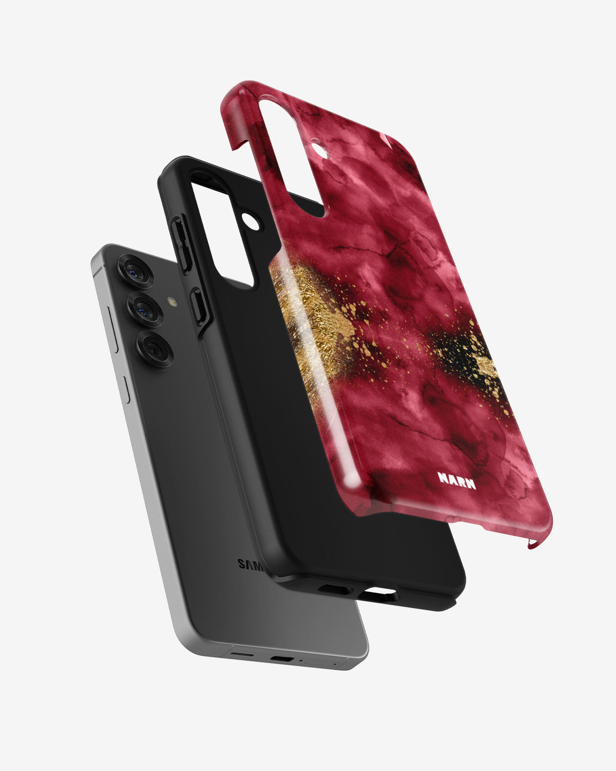 Samsung Galaxy A56 Tough Case – Burgendy Shimmer - View 2