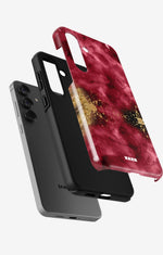 Samsung Galaxy A56 Tough Case – Burgendy Shimmer - View 2