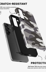 Samsung Galaxy A56 Tough Case – Grey Camo - View 2