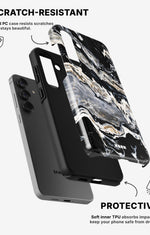 Samsung Galaxy A56 Tough Case – Dark Swirl - View 2