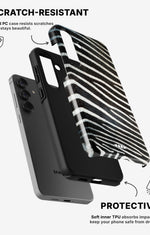 Samsung Galaxy A56 Tough Case – Zebra Stripe - View 2
