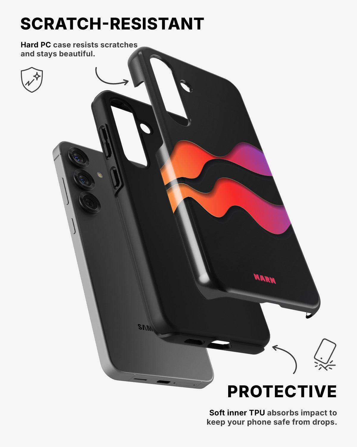 Samsung Galaxy A56 Tough Case – Color Wave - View 2