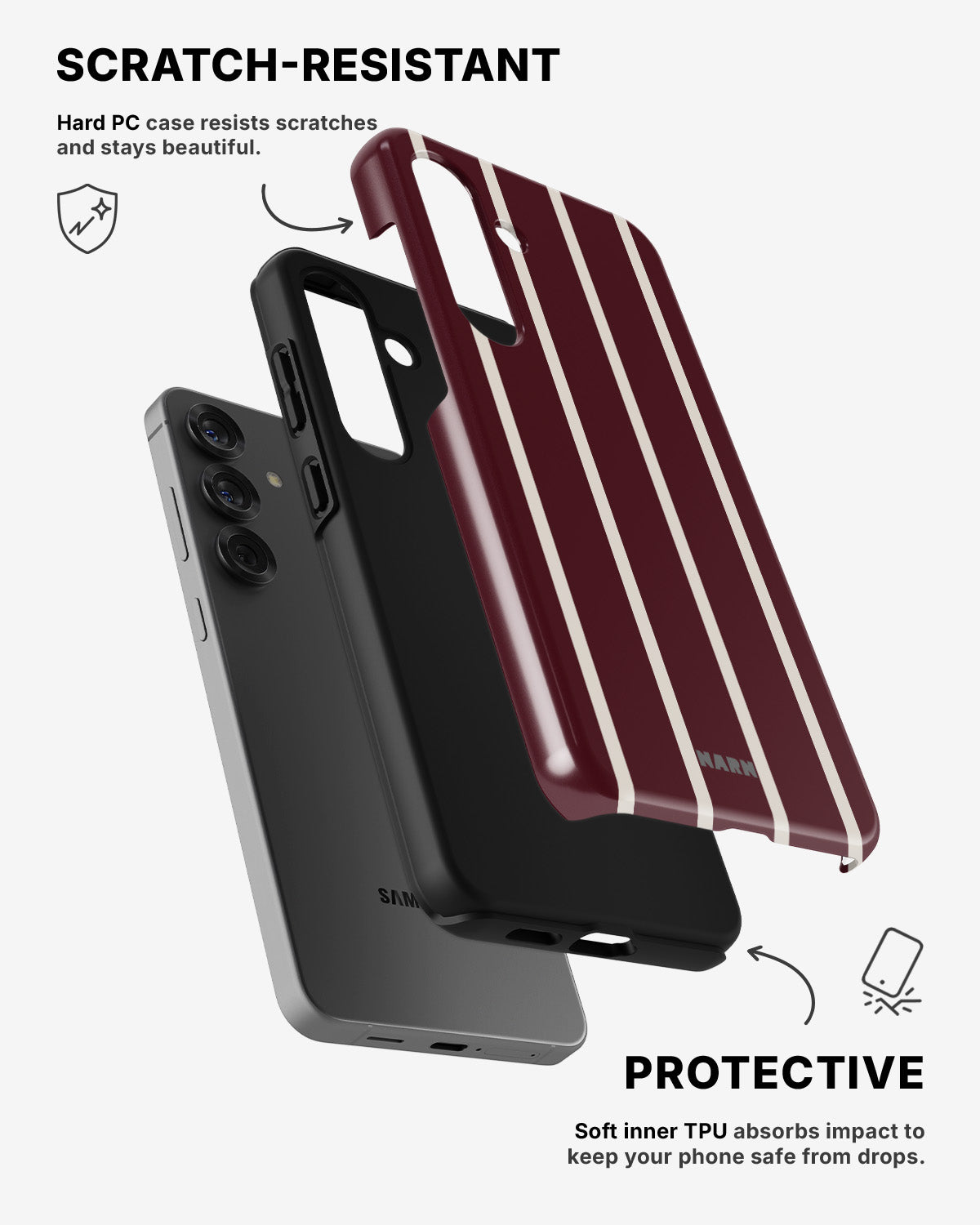 Samsung Galaxy A56 Tough Case – Rouge - View 2
