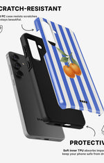 Samsung Galaxy A56 Tough Case – Orange Stripes - View 2